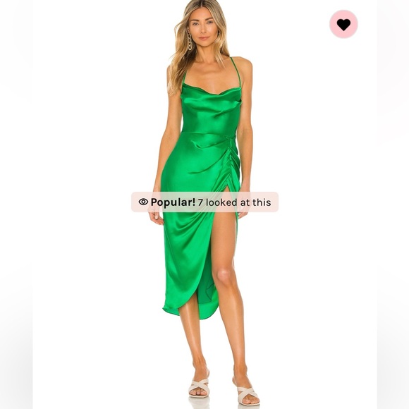 Amanda Uprichard Jasalina Dress in Jungle - Picture 3 of 6